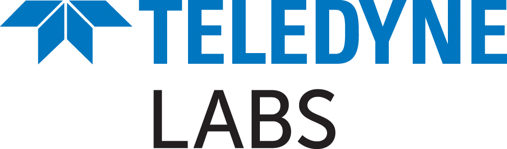 Teledyne Labs logo with blue and black text on a white background