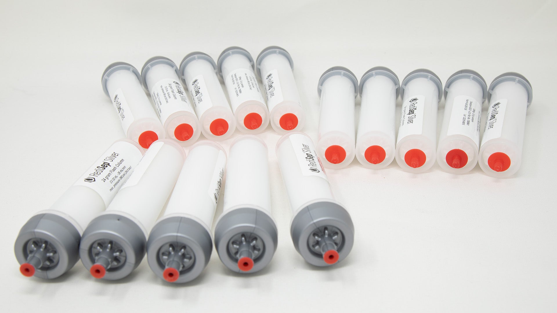 RediSep® Silver Silica Gel Disposable Flash Columns, 24 Gram (Package ...