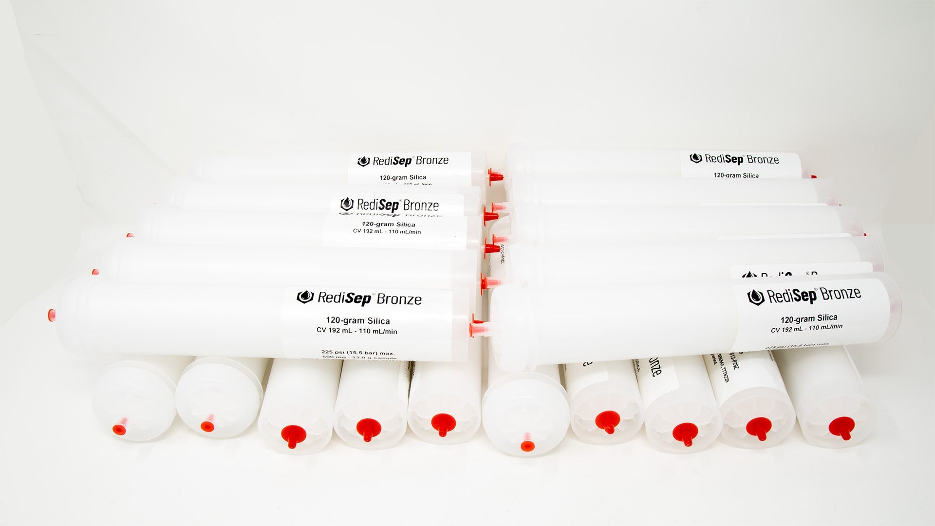 RediSep® Bronze Silica Gel Disposable Flash Columns, 120 Gram (Package ...