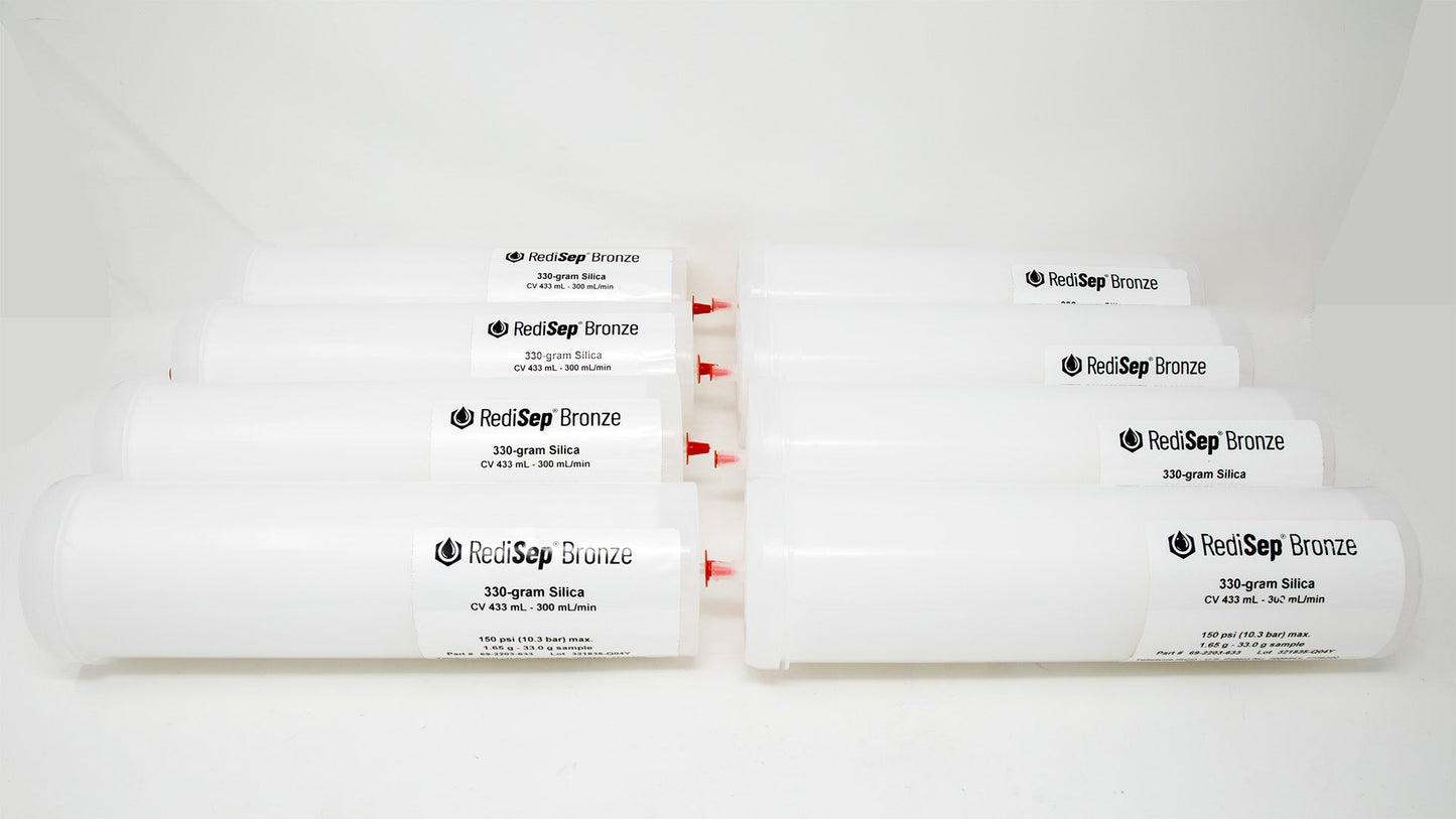 RediSep® Bronze Silica Gel Disposable Flash Columns, 330 Gram (Package ...